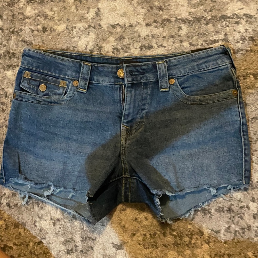 True Religion Joey Cut Off Shorts 31